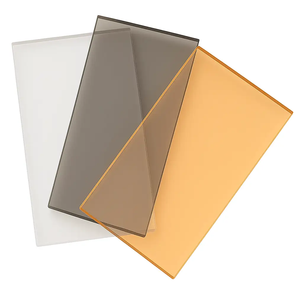 An assortment of PETG sheets